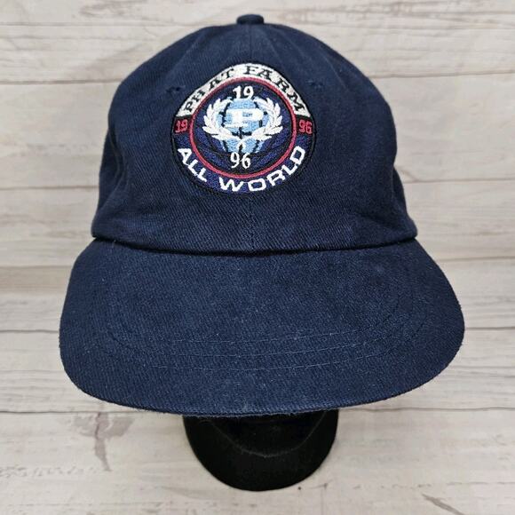 Vintage 1996 Atlanta Olympics Hat Cap Strapback Summer Games 90s Phat Farm Hat - Picture 1 of 8